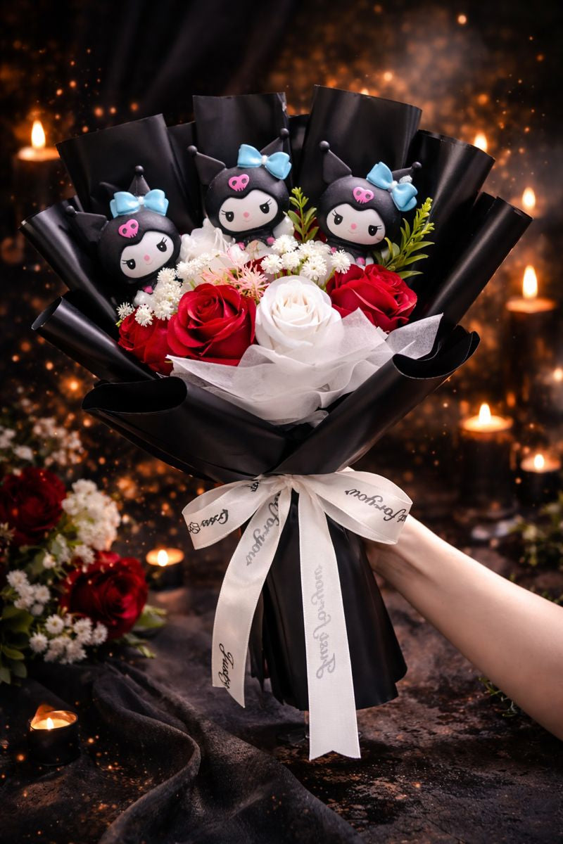 Kitty Love Bouquet™ - Bukiet z prezentem