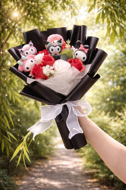 Kitty Love Bouquet™ - Bukiet z prezentem